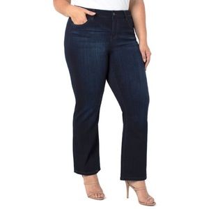 Liverpool dark wash bootcut jeans